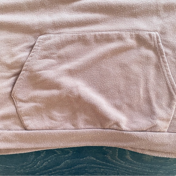 NASTY GAL Dusty Rose Oversized Sweatshirt Hoodie - Picture 5 of 11